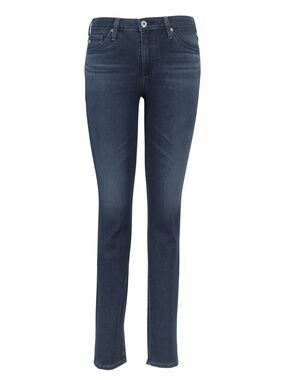 New $198 AG The Prima Contour 360 Mid-Rise Jeans 28